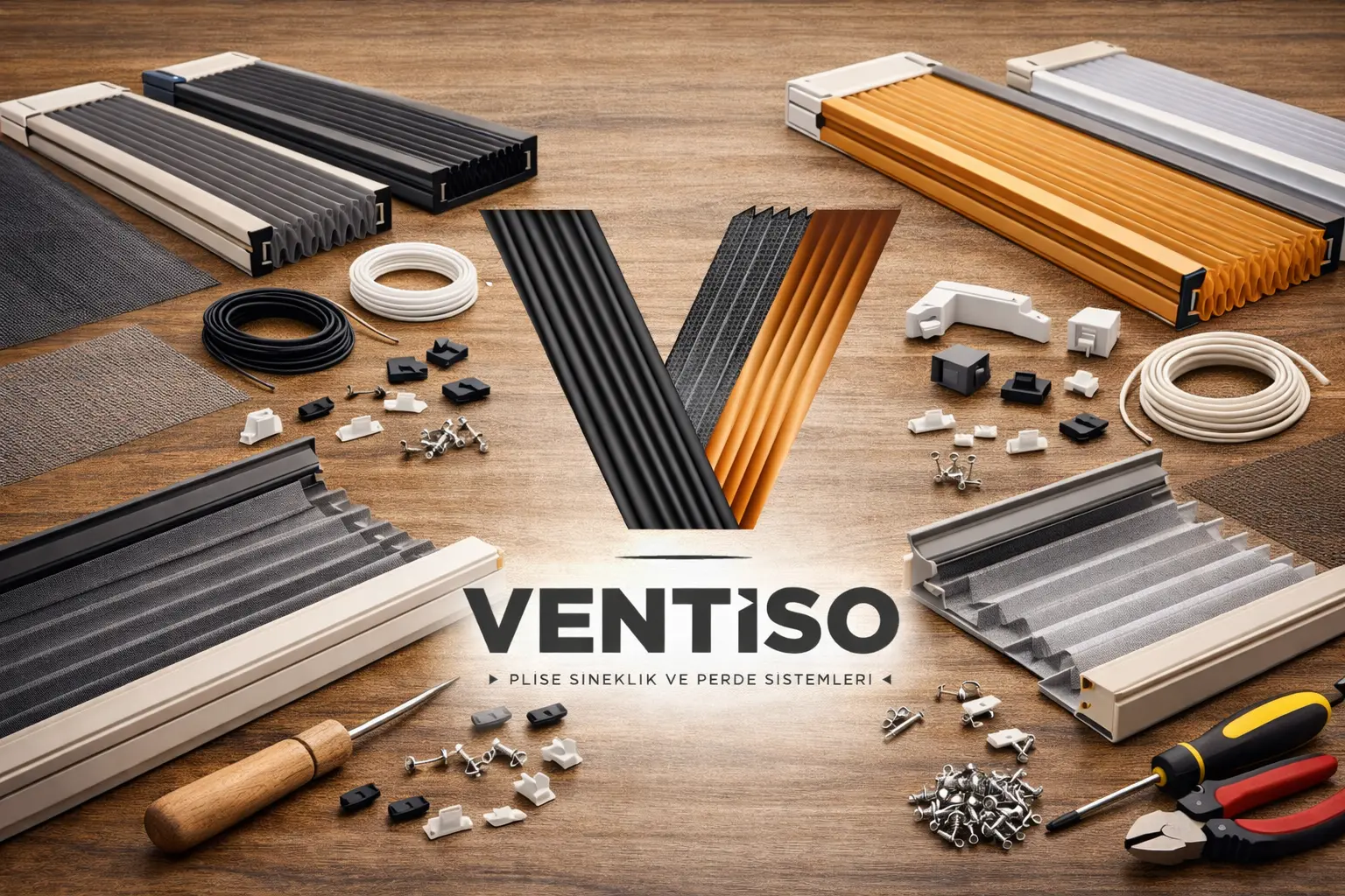 Pendik plise sineklik malzemeleri üretici Ventiso